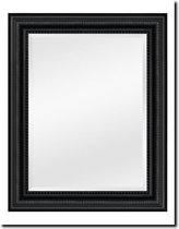 Spiegel Cesarino Zwart Buitenmaat 106x136cm