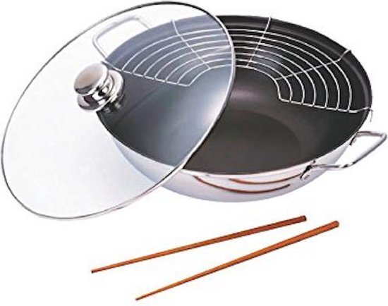 Beka wok pan inox, 32cm. | bol.com
