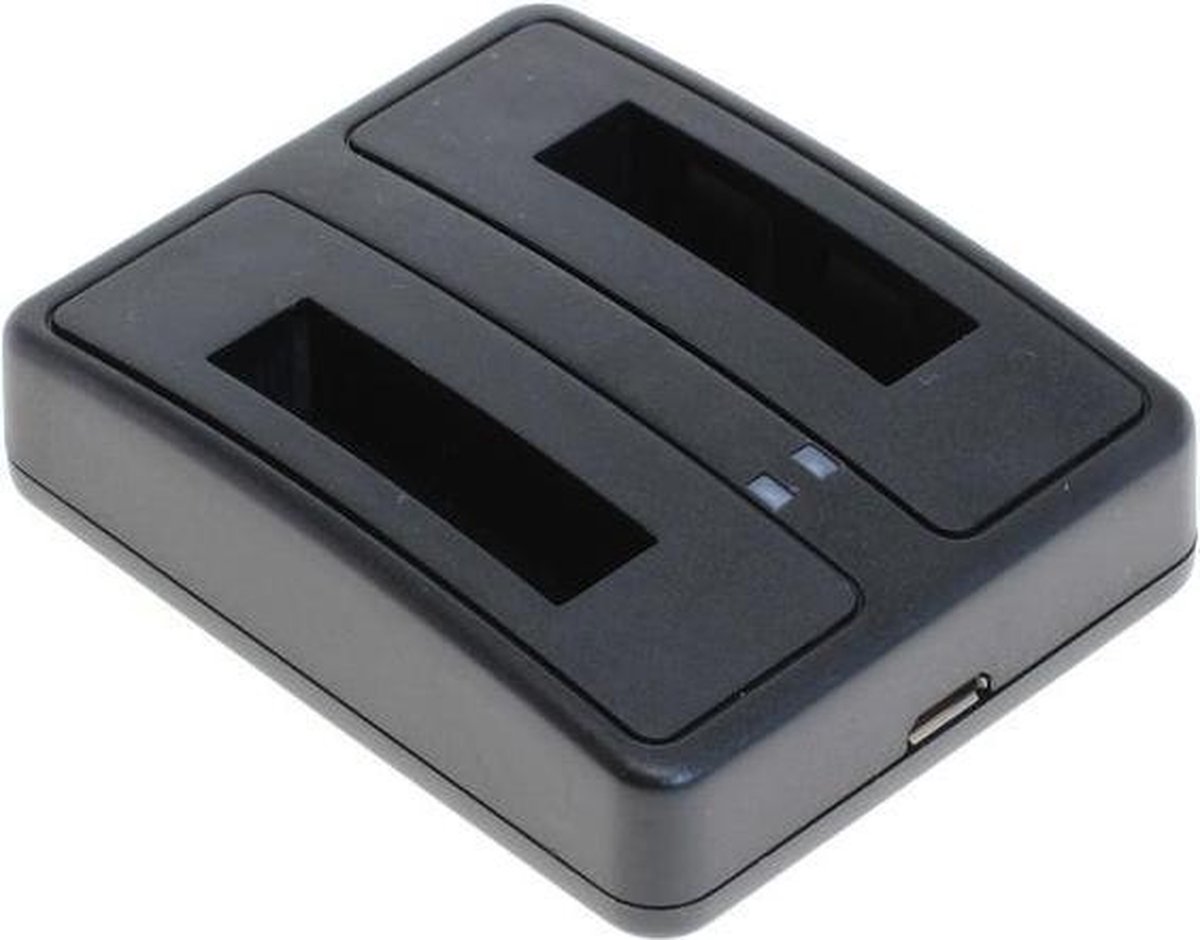 OTB-batterijlader 1802 Dual voor Panasonic DMW-BCM13 - zwart