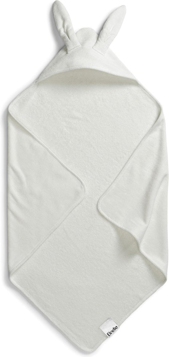 Elodie Badcape - Badcape Baby - Badcape - Badcape met capuchon - Kraamcadeau - Vanilla White Bunny