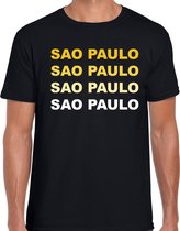 Sao Paulo / Brazilie t-shirt zwart voor heren M