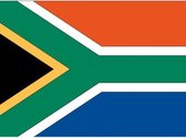 10x Binnen en buiten stickers Zuid Afrika 10 cm - Zuid Afrikaanse vlag stickers - Supporter feestartikelen - Landen decoratie en versieringen