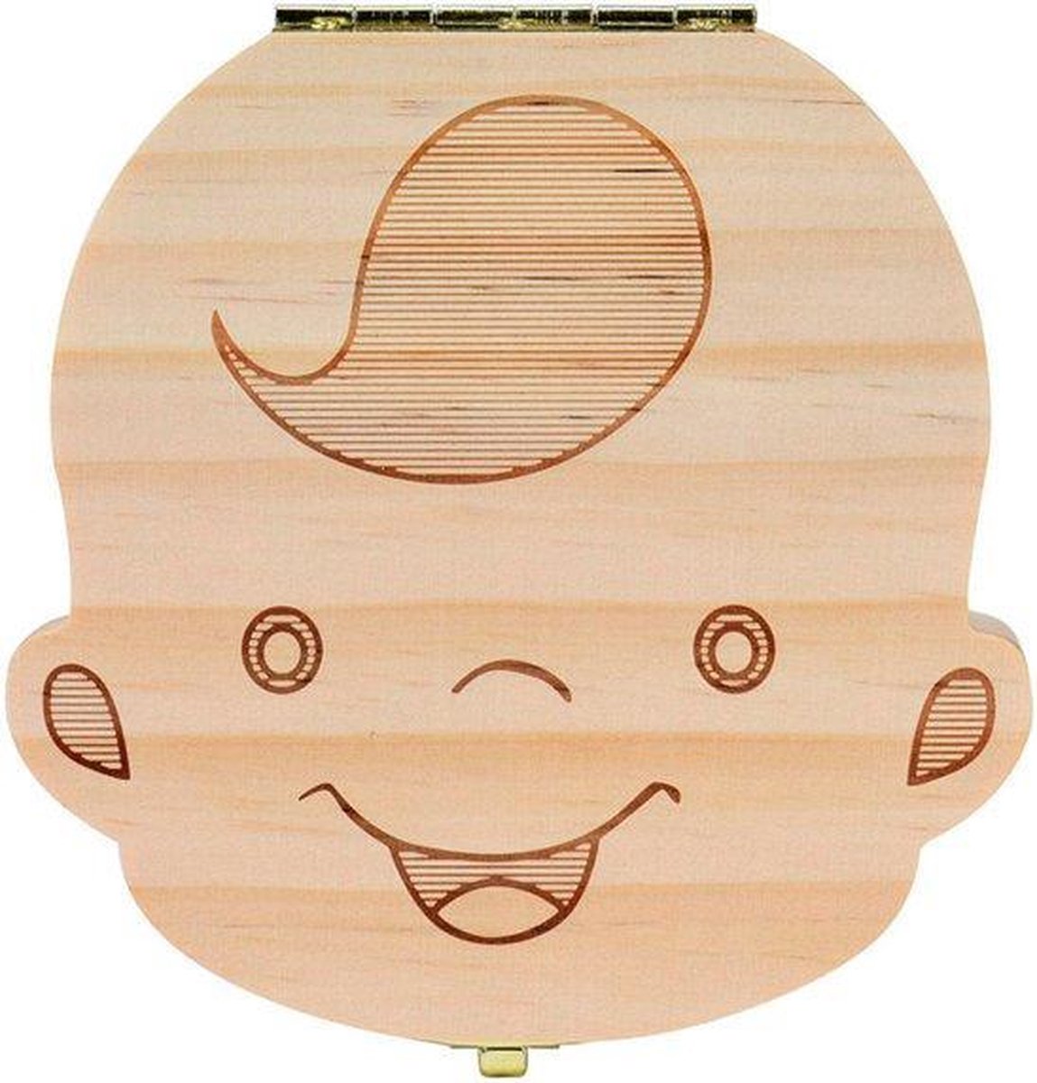 Goedkoopste Houten Tandendoosje voor jongens - Melktanden - Tandenfee - Tanden Opbergdoosje - Set van 2 stuks Jongen - Duurzaam en compact