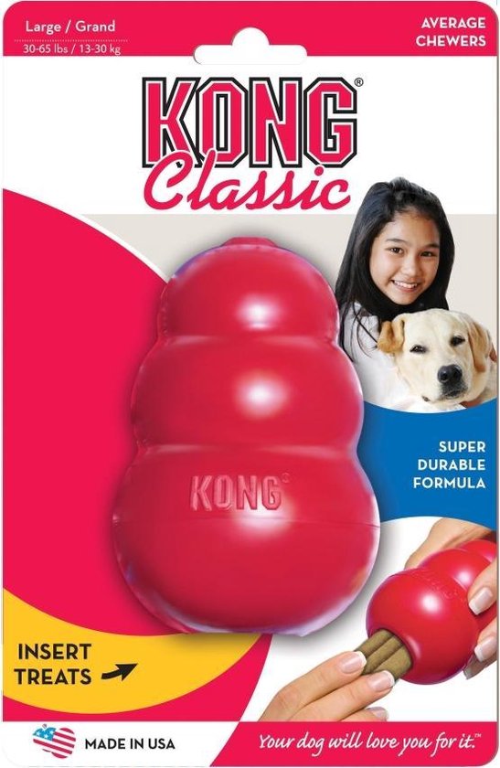 Kong Kauwbot - Hondenspeelgoed - Rood - XXL