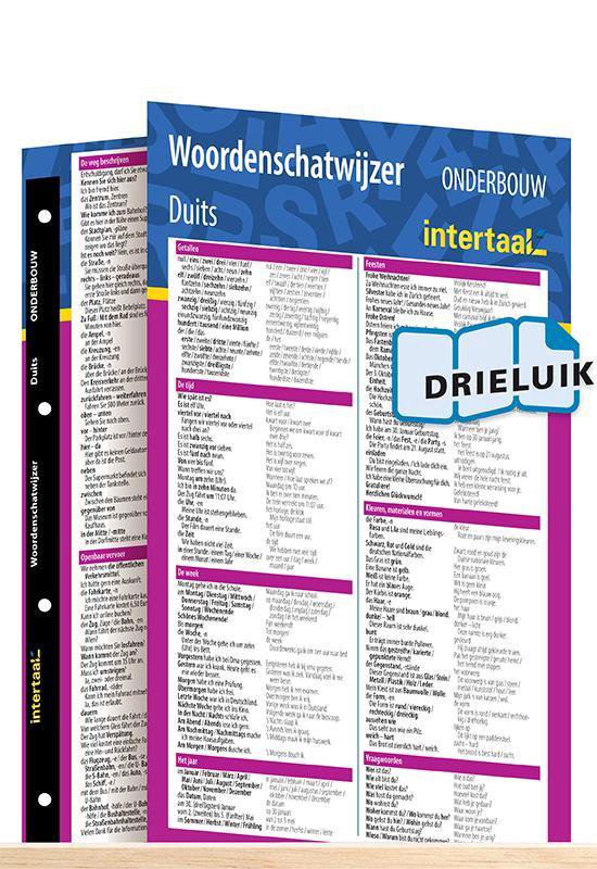 Woordenschatwijzer Duits onderbouw uitklapkaart - cover