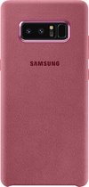 Samsung Alcantara leather cover  - roze - voor Samsung N950 Galaxy Note 8