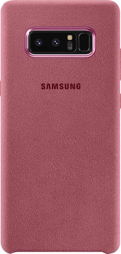 Samsung Alcantara leather cover  - roze - voor Samsung N950 Galaxy Note 8