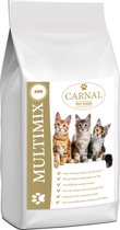 Nourriture pour chats Carnal Multimix 10Kg