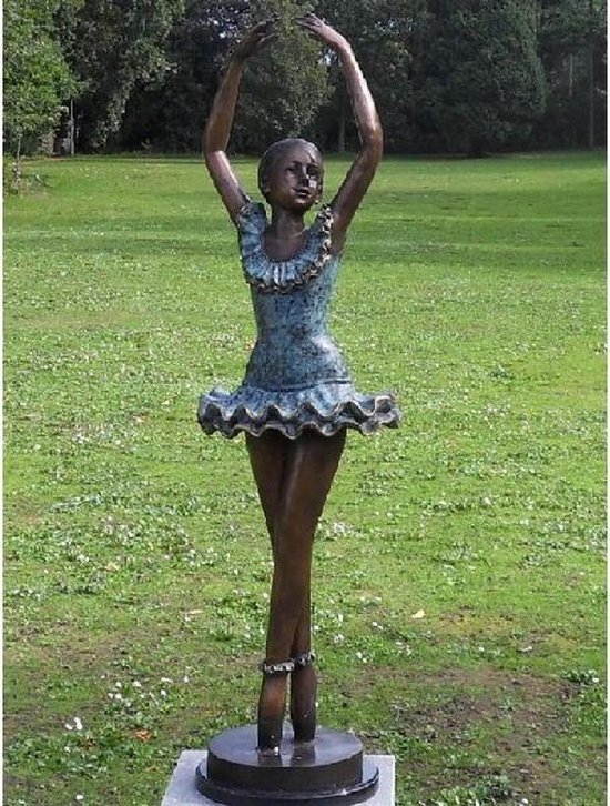 Tuinbeeld - bronzen beeld - Ballerina - 135 cm hoog
