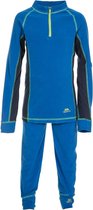 Trespass Childrens/Kids Bubbles Fleece Top And Bottom Base Layers (Electric Blue X)