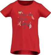 Blue Seven - Meisjes - Rood t-shirt - Maat 122