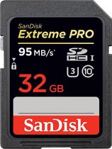 SanDisk Extreme Pro SDHC kaart  32 GB