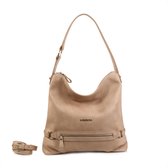 Luxe tas high Quality leather Lorenzo-Italy beige taupe