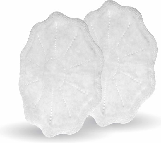 Nûby - Absorberende Wegwerp Borstkompressen voor Dag - Wit 28st - Zwart 2st