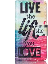 LG Spirit Hoesje Live The Life You Love met Opbergvakjes