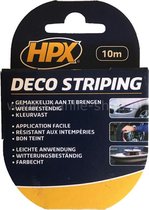HPX zelfklevende deco striping - zwart - 1,5 mm x 10 m