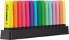 foto van STABILO BOSS ORIGINAL – Markeerstift – 15 Stuks Deskset - 9 Standaard + 6 Pastel Kleuren