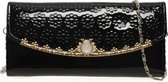 Borsettas Zircon Purse Clutch Bag - Zwart