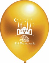 10 x GOUD Ballonnen EID AÏD moubarak MUBARAK moslim ramadan | ©promoballons