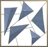 Beliani ZINC - Wanddecoratie - blauw - metaal