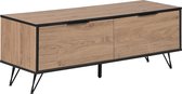 Beliani HALSTON - TV-meubel - lichte houtkleur - spaanplaat