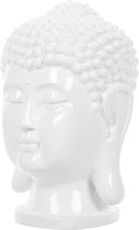 Beliani BUDDHA - Decofiguur - wit - polyresin