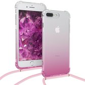 Telefoonhoes met koord voor Apple iPhone 7 Plus en de 8 Plus telefoontasje crossbody