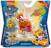 foto van Paw Patrol Mighty Super Pups Charged Up Actie Pack Pup - Marshall