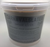 Carnavals Latex / Muurverf op waterbasis  beige 2,5L