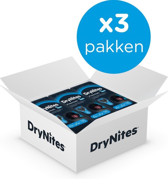 DryNites luierbroekjes - jongens - 8 tot 15 jaar (27 tot 57 kg) - 27 stuks - voordeelverpakking - DryNites
