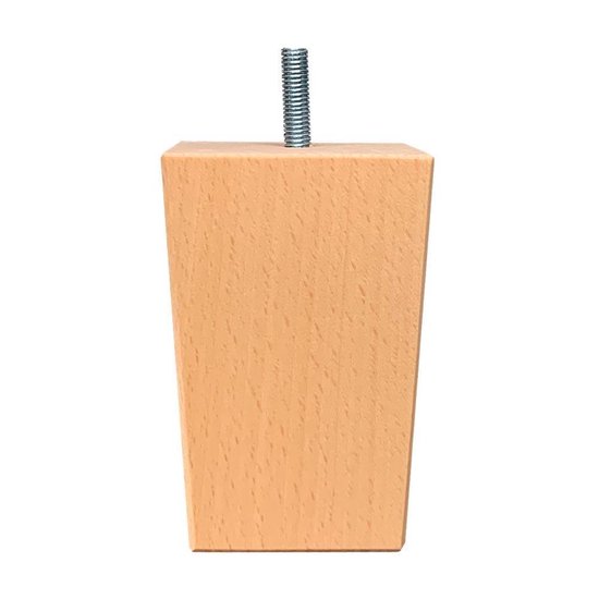 Pied de meuble carré en bois 10 cm (M8) | bol.com