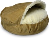 Snoozer Cozy Cave Large - Camel - Luxury