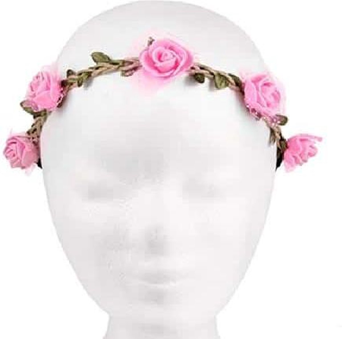 Neuropathie Schiereiland Buitenlander Haarband met bloemen - diadeem - roze | bol.com
