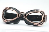 CRG Radical Motorbril - Retro Motorbril - Motorbril voor Heren - Helder Glas