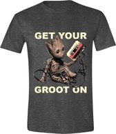 Guardians of the Galaxy - Get Your Groot On Heren T-Shirt - Grijs - M