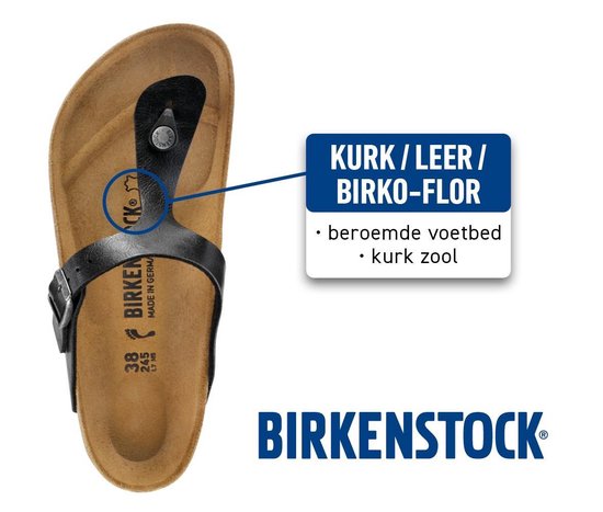 Birkenstock Gizeh Dames Slippers Regular fit - Vanilla - Maat 40 | bol.com