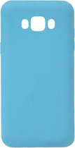 ADEL Siliconen Back Cover Softcase Hoesje Geschikt voor Samsung Galaxy J7 (2016) - Blauw