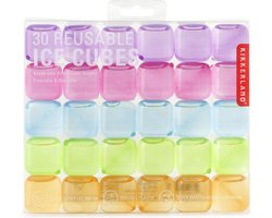 Kikkerland Herbruikbare ijsblokjes - Set van 30 - Ijsblokjesvorm - Kleur - Zomer - Cocktails Kikkerland Herbruikbare ijsblokjes - Set van 30 - Ijsblokjesvorm - Kleur - Zomer - Cocktails