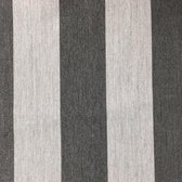 Agora -Lines Grafito 1220 gestreept licht grijs donker grijs stof per meter buitenstoffen, tuinkussens, palletkussens