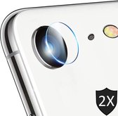 Camera Screenprotector geschikt voor iPhone SE 2022 / 2020 / 8 / 7 - 2x Glas Screen Protector