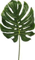 Monstera leaf green 90cm - Gatenplant kunstblad - Groenblad - Boeket groen ** 2 stuks**