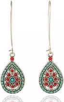 Oorhangers Vintage Boho - Blauw