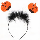 Arti Casa Diadeem Halloween Pompoen Kunststof Oranje/zwart