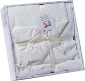 Gamberritos Babydeken Wolkjes 80 X 110 Cm Beige