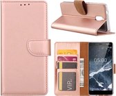 Nokia 5.1 - Bookcase Rose Goud - portemonee hoesje