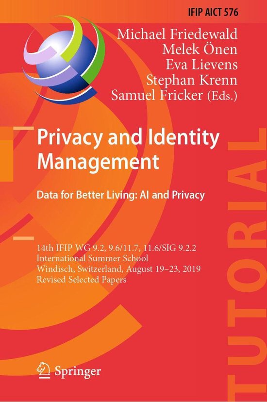 Computer Science (R0) - Privacy and Identity Management. Dat ... - cover