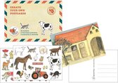 Egmont Toys Knutselpakket 10 postkaarten met sticker