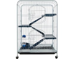 TYROL – Verticale kooi – 64x44x93 cm – Ladesysteem – 3 plateaus