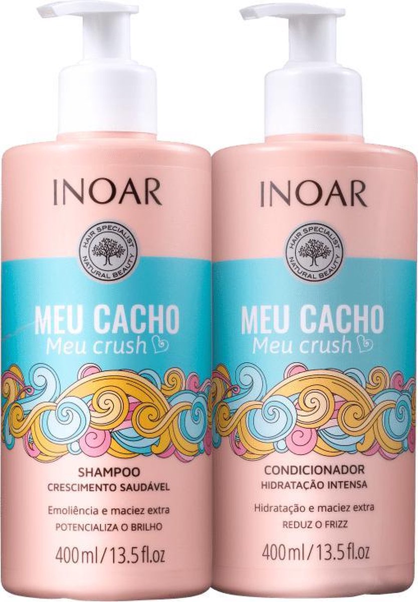 Inoar Meu Cacho Shampoo & Conditioner 400 ML