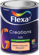 Flexa Creations - Lak Extra Mat - Mengkleur - Midden Klaproos - 1 liter